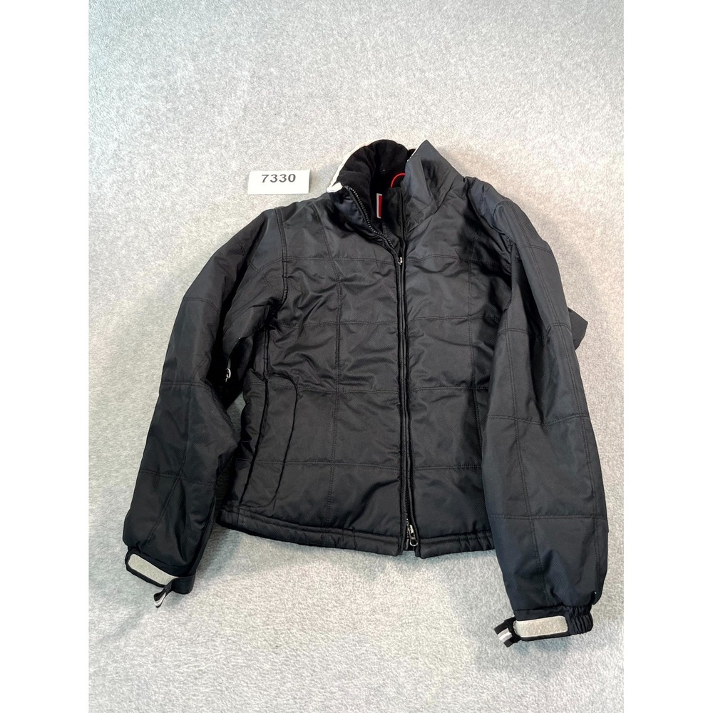 Marker Puffer Jacket Womens 4 Black Mock Neck Full Zip Snow Ski Outdoor Insulate